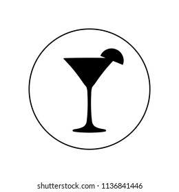 Cocktail icon, logo