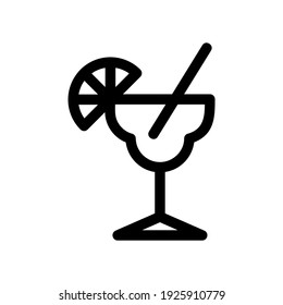 cocktail icon or logo isolated sign symbol vector illustration - high quality black style vector icons

