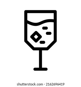 cocktail icon or logo isolated sign symbol vector illustration - high quality black style vector icons
