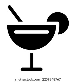 cocktail icon or logo isolated sign symbol vector illustration - high quality black style vector icons