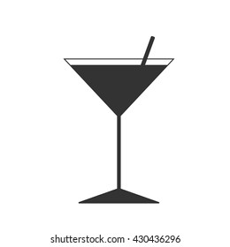 Cocktail icon. Martini