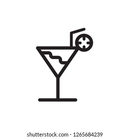 cocktail icon outline