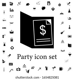 cocktail icon. party icons universal set for web and mobile