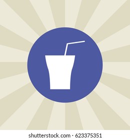 cocktail icon. sign design. background