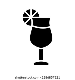 Cocktail icon. sign for mobile concept and web design. vector illustration