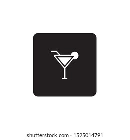 Cocktail icon sign symbol vector