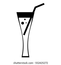 Cocktail icon. Simple illustration of cocktail vector icon for web