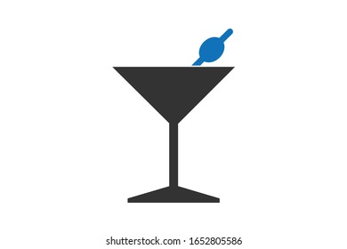 cocktail Icon simple Vector illstration