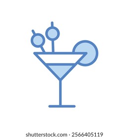 Cocktail icon. Summer icon design. vector graphic