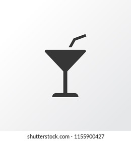 Cocktail icon symbol. Premium quality isolated martini element in trendy style.