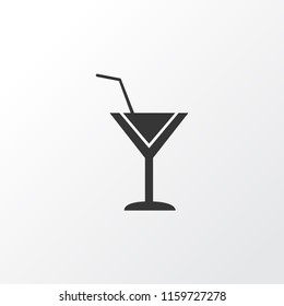 Cocktail icon symbol. Premium quality isolated martini element in trendy style.