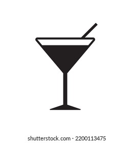 Cocktail icon or symbol vector illustration