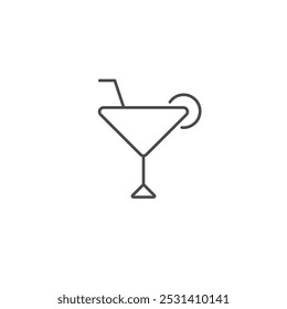 Cocktail icon symbol vector illustration