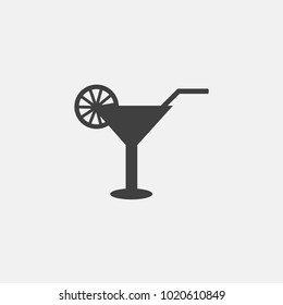 Cocktail Icon Vector Stock Vector (Royalty Free) 1020610849 | Shutterstock