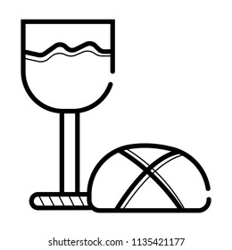 Cocktail icon vector