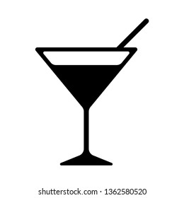 cocktail icon vector