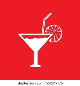 cocktail icon vector
