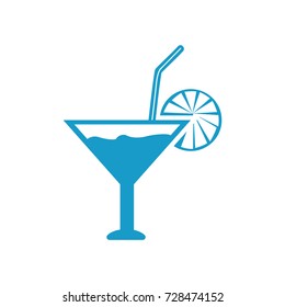 cocktail icon vector