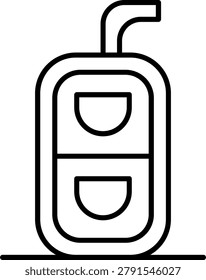 Cocktail Icon Vector Element line icon design vector icons