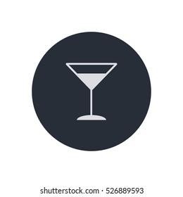 cocktail icon vector illustration, can be used for web and mobile design