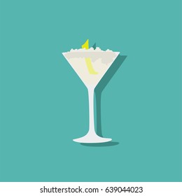 Cocktail icon, vector illustration design. Drinks collection.