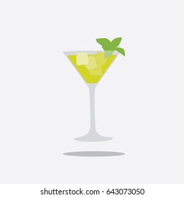 Cocktail icon, vector illustration design. Drinks collection.