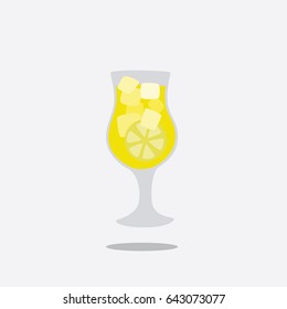 Cocktail icon, vector illustration design. Drinks collection.