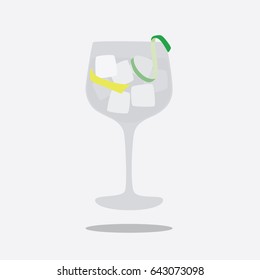 Cocktail icon, vector illustration design. Drinks collection.