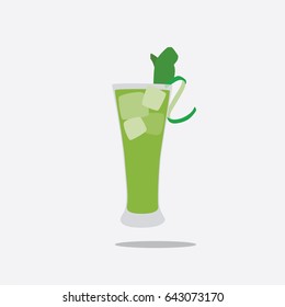 Cocktail icon, vector illustration design. Drinks collection.