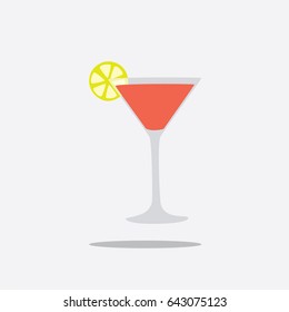 Cocktail icon, vector illustration design. Drinks collection.