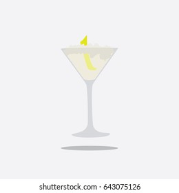 Cocktail icon, vector illustration design. Drinks collection.