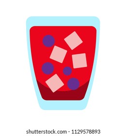Cocktail icon. Vector illustration. EPS 10. Delicious cocktail.