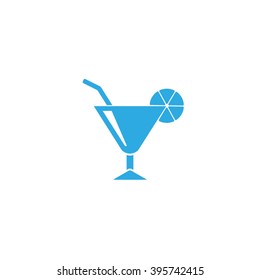 cocktail icon vector illustration eps10.