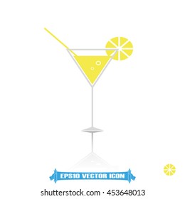 cocktail icon vector illustration eps10
