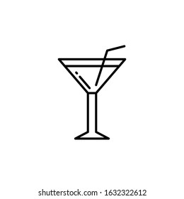 Cocktail icon vector image. Can also be used for food and drinks. Suitable for mobile apps, web apps and print media.
