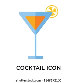 Cocktail icon vector isolated on white background for your web and mobile app design, Cocktail logo concept