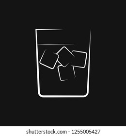 Cocktail icon vector, pictogram isolated on background. Symbol, logo illustration.