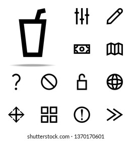 cocktail icon. web icons universal set for web and mobile