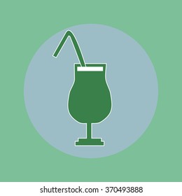Cocktail icon,eps 10