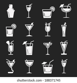 Cocktail icons 