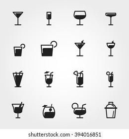 cocktail icons