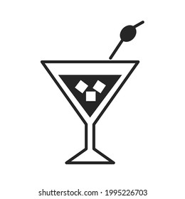 cocktail  icons symbol vector elements for infographic web