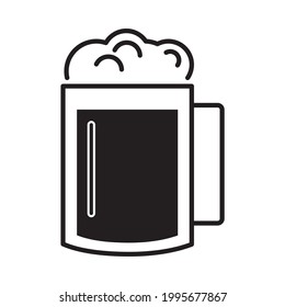 Cocktail icons symbol vector elements for infographic web