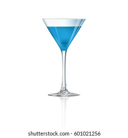 Cocktail isolated on white background, vector illustration.
