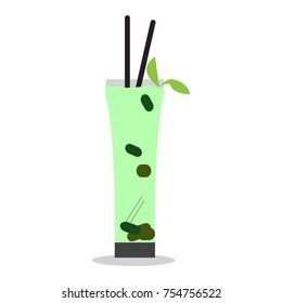 Cocktail isolated on white background, Vector illustration