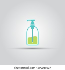 Cocktail isolated vector colored icon