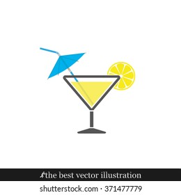 cocktail, lemon