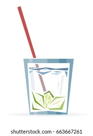 Cocktail with lemon
