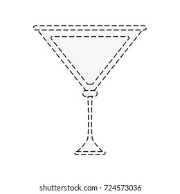 cocktail with lemon garnish icon image
