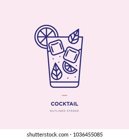 Cocktail Line icon